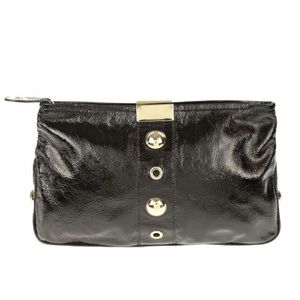 Jimmy Choo  black patent leather clutch